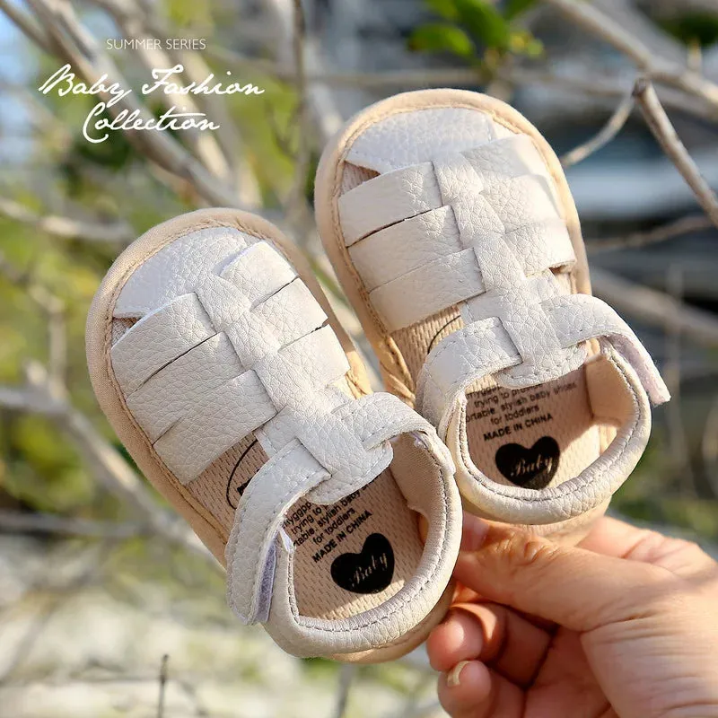 Soft Fit - Children's Sandals With Bows In White, Pink And Black