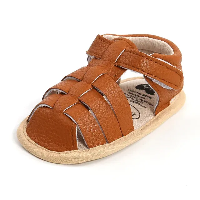Soft Fit - Children's Sandals With Bows In White, Pink And Black