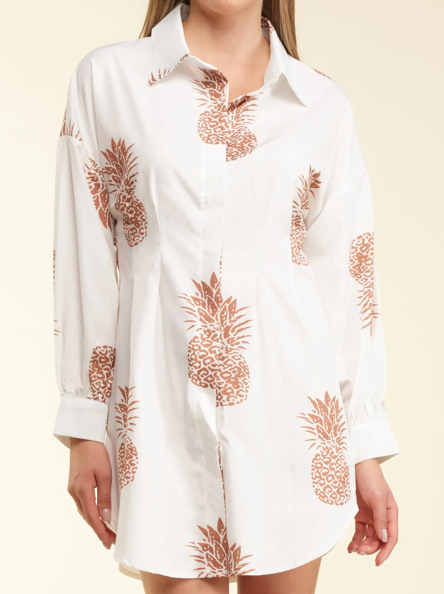Spectacular Button-Up Mini Dress
