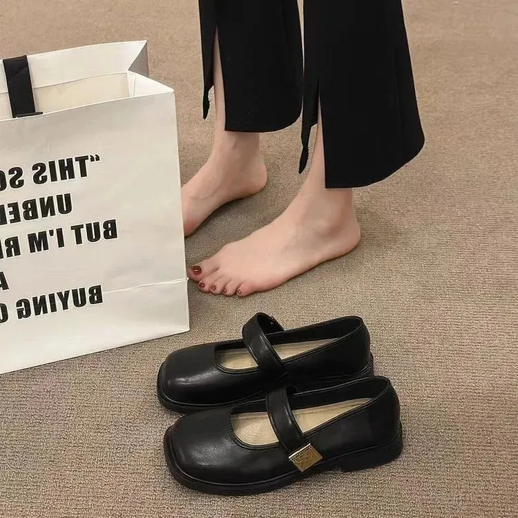 Square Toe Flats Loafers