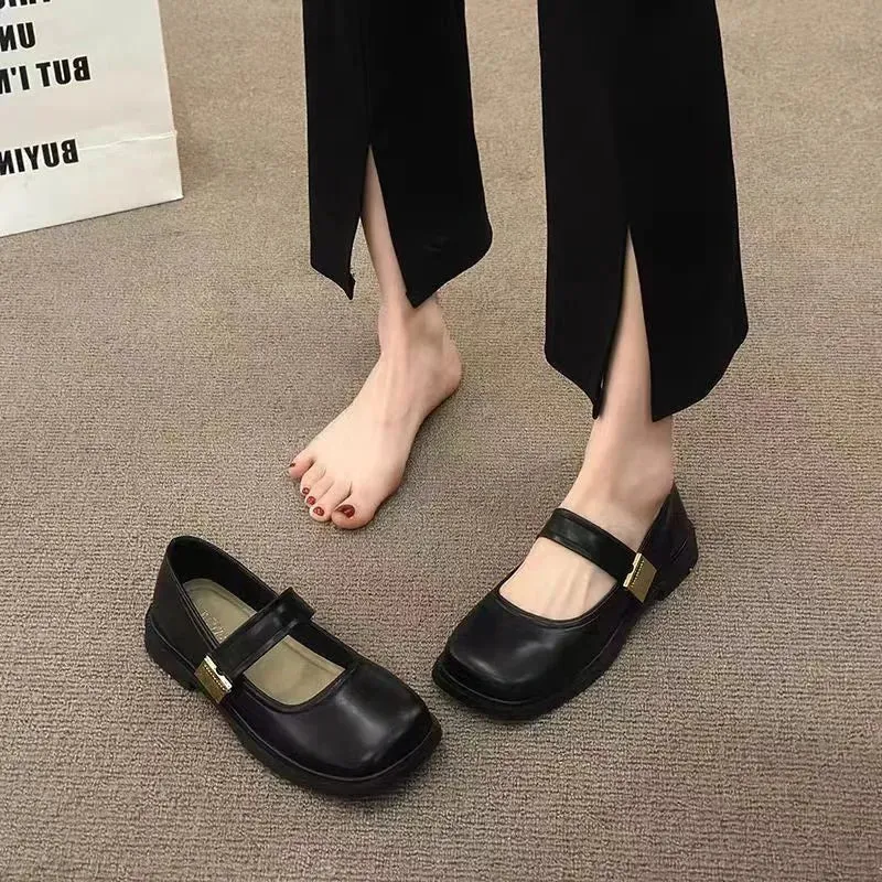 Square Toe Flats Loafers