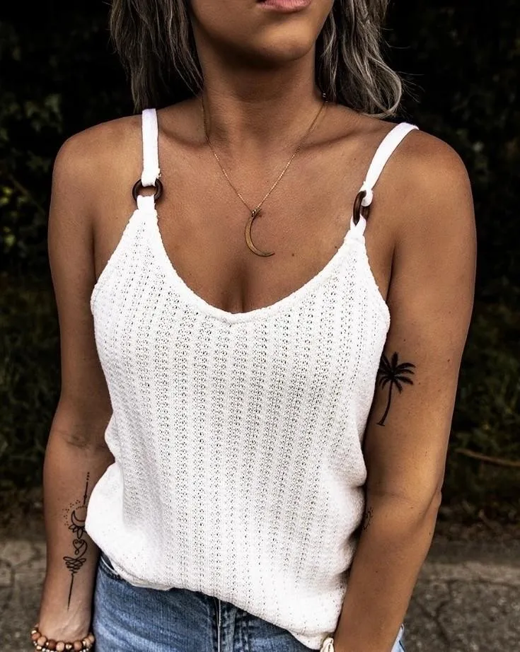 Step Aside Bombshell Crop Top - White