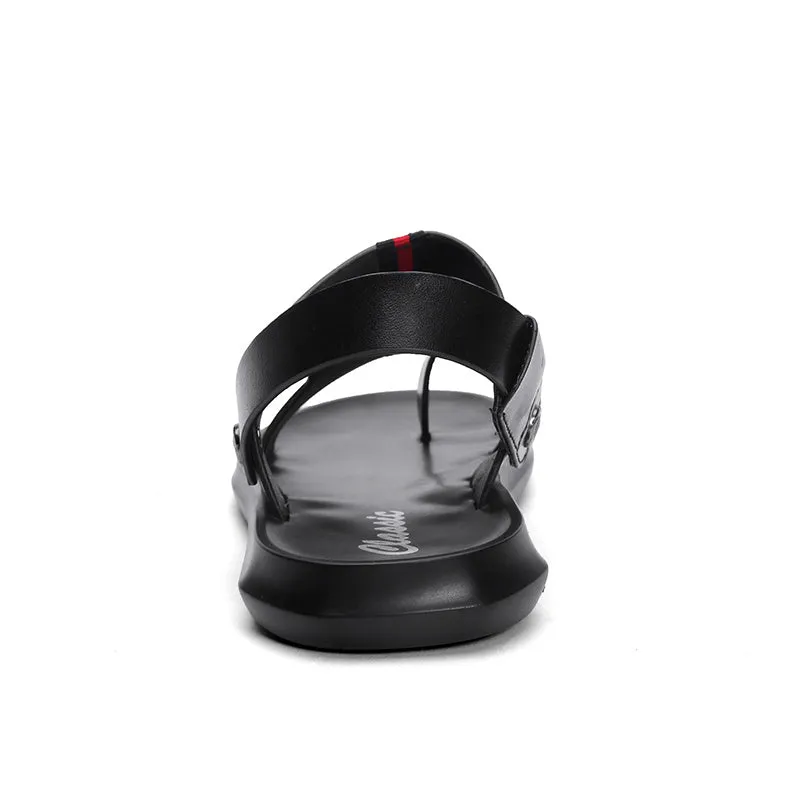 Summer casual breathable male leather sandals