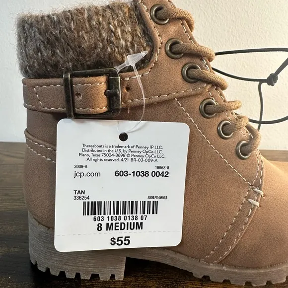 Thereabouts Toddler Girls Lil Piper Stacked Heel Hiking Boot NWT various sizes