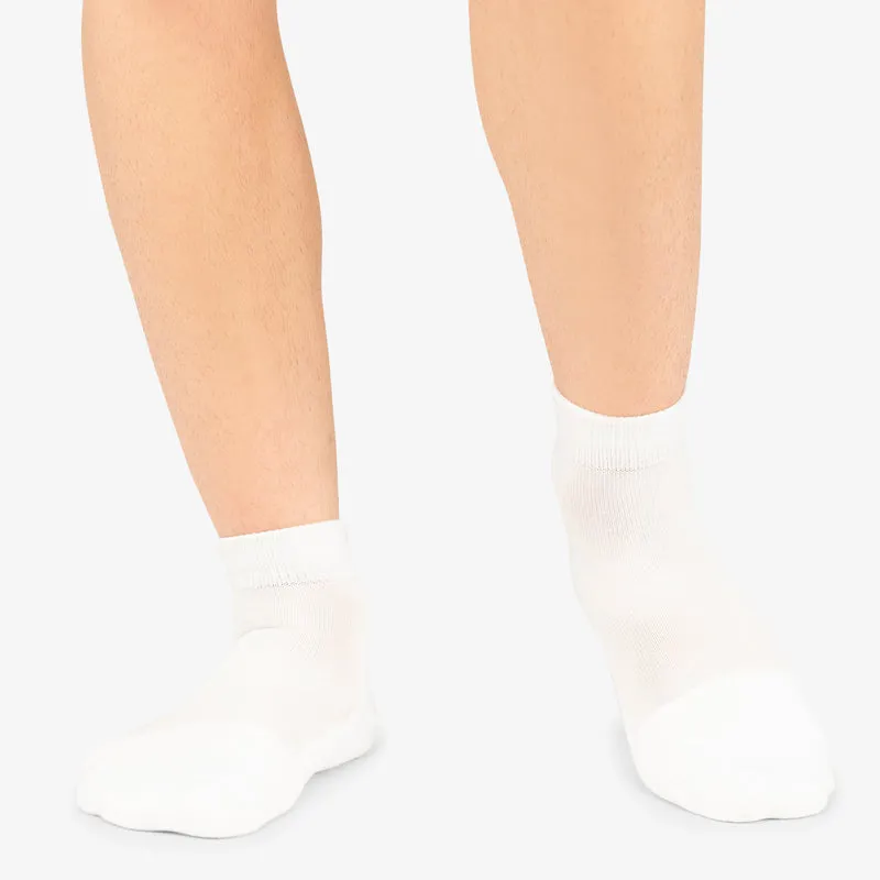 Thorlo Unisex Pickleball Light Cushion Ankle Socks (White)