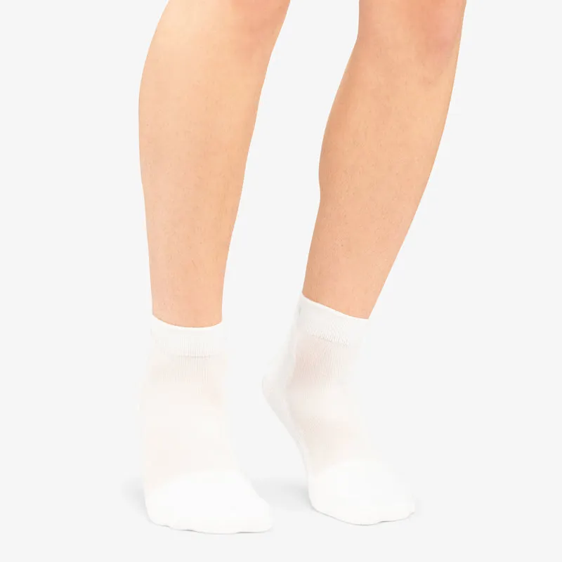 Thorlo Unisex Pickleball Light Cushion Ankle Socks (White)