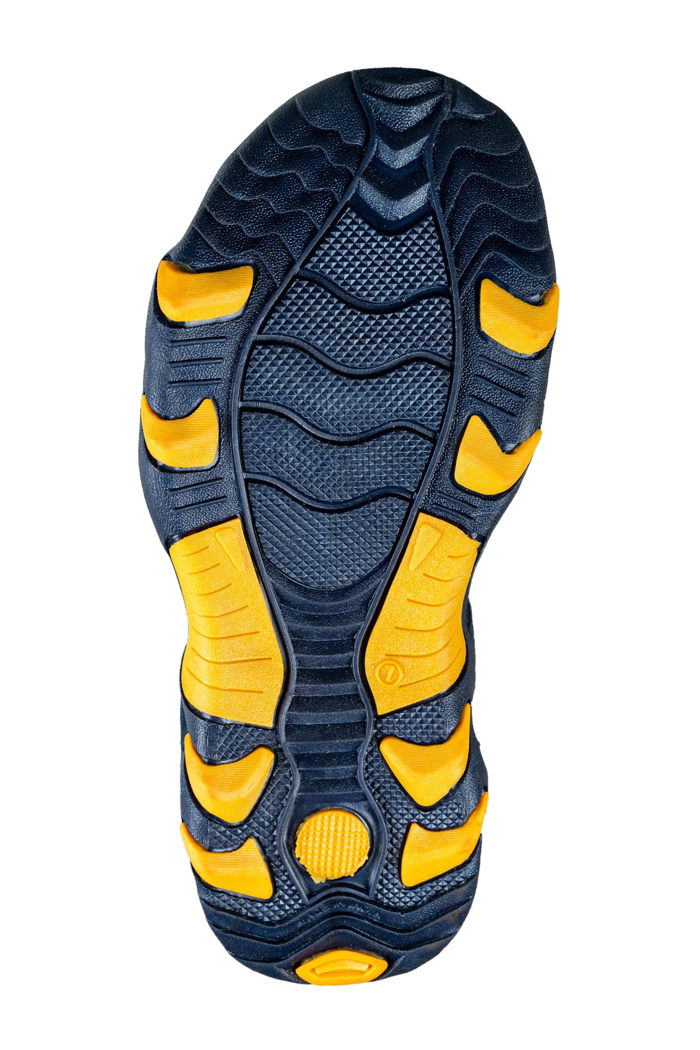 Titas Footwear Stylish Men's N. Blue / Yellow Outdoor Sports Sandals