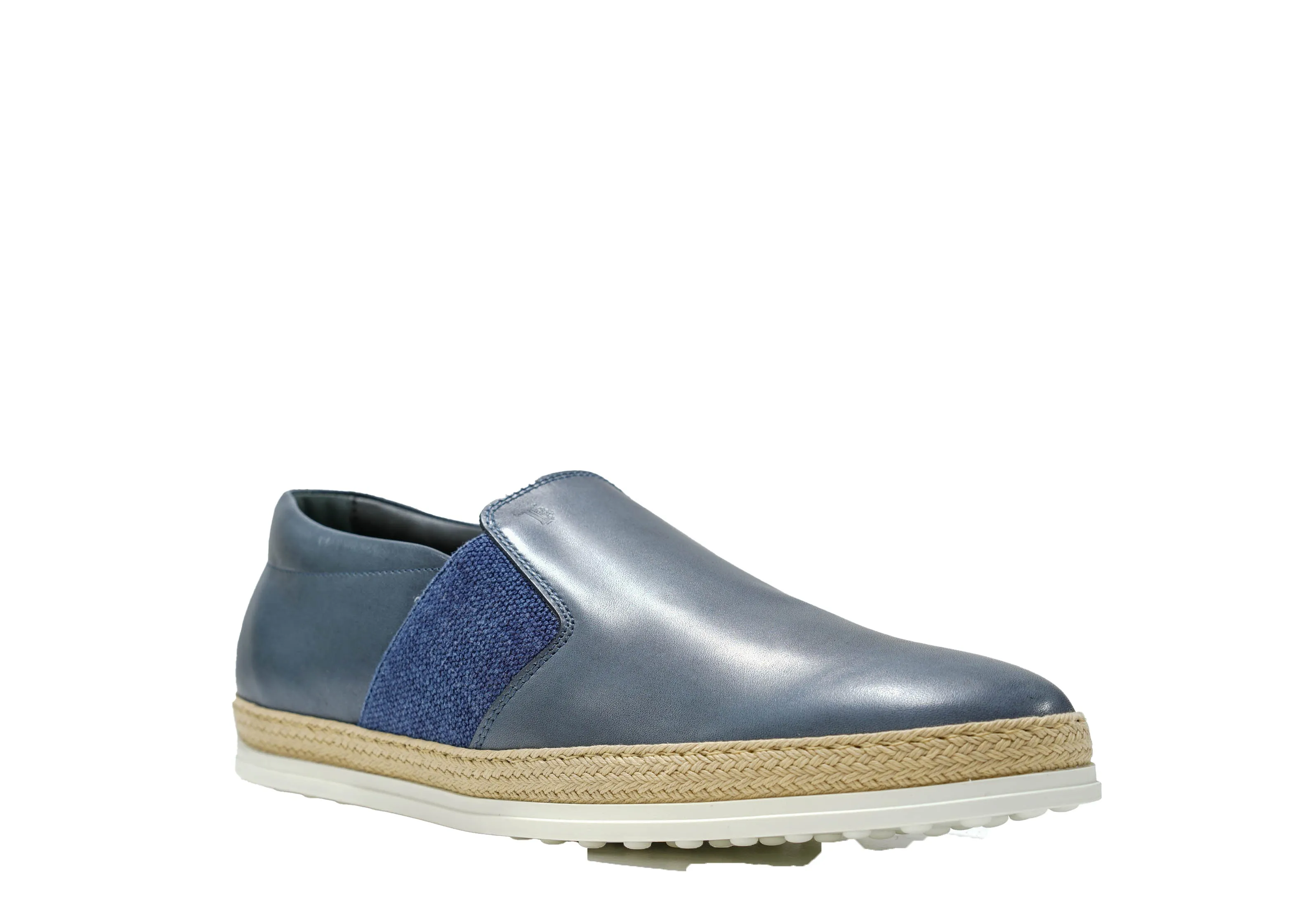 Tod's Men's Blue Rafia Slip On M0TV0V530 50% off