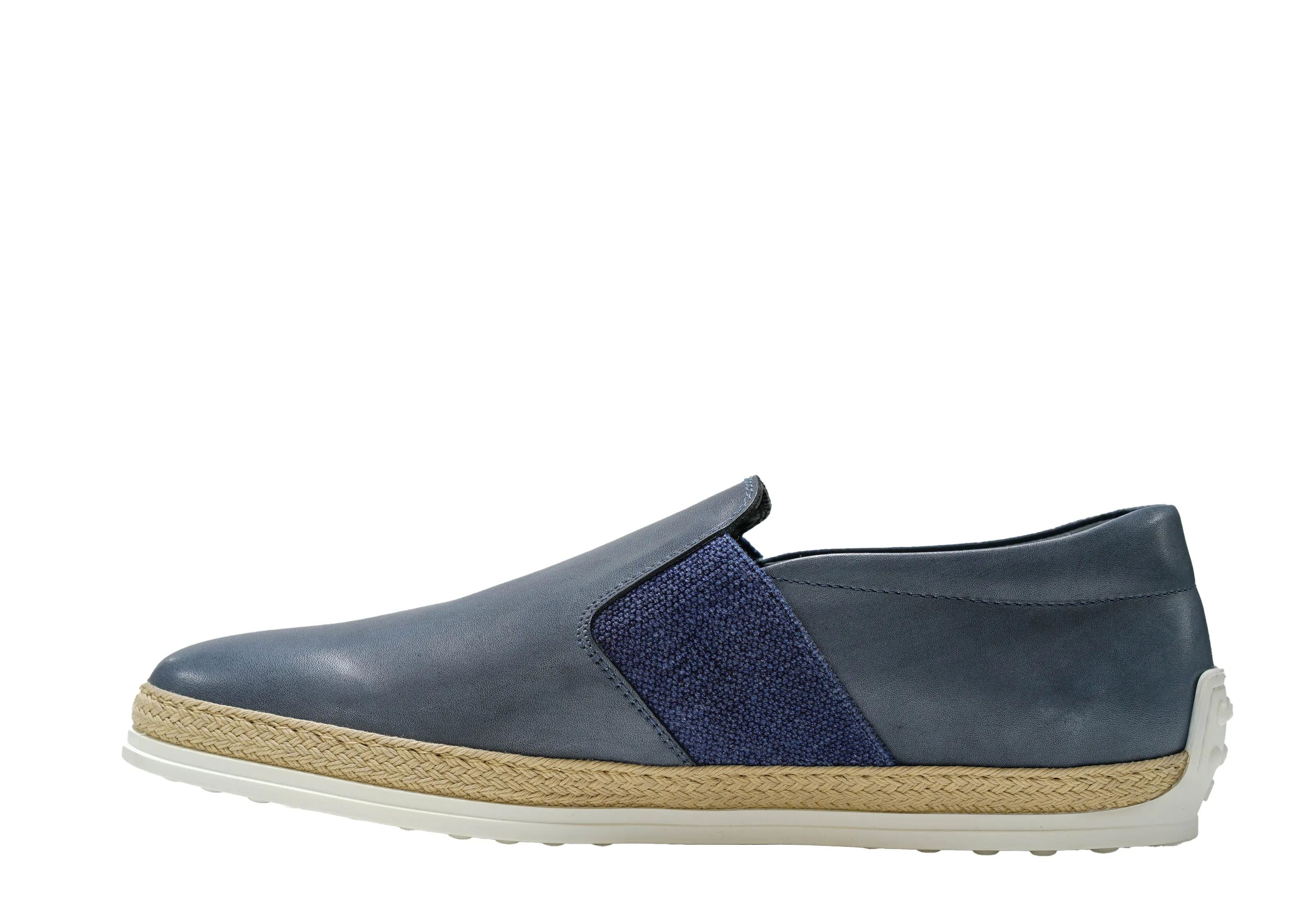 Tod's Men's Blue Rafia Slip On M0TV0V530 50% off