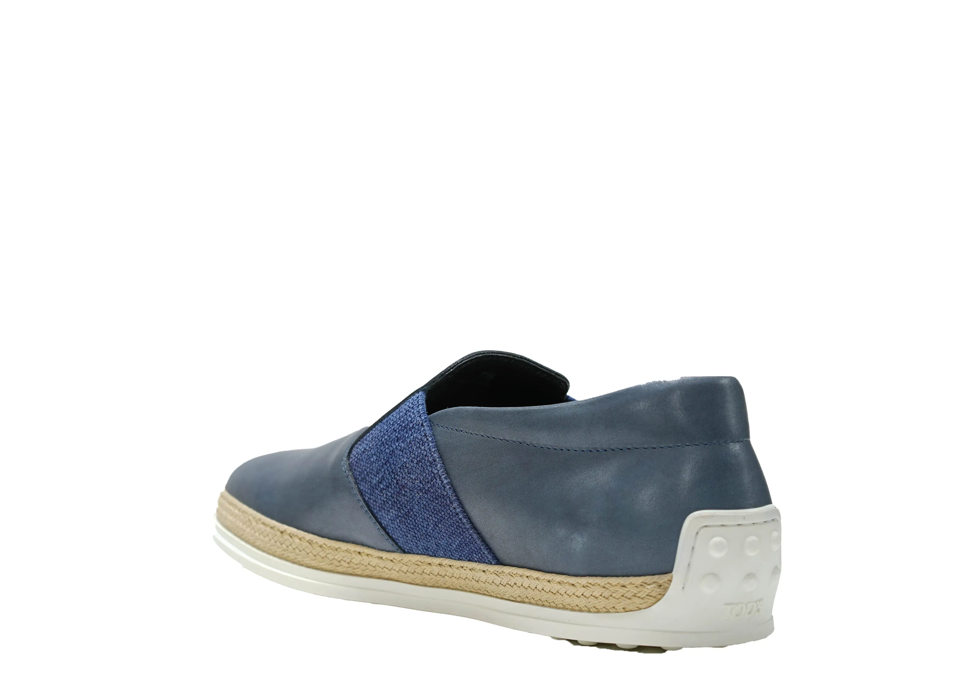 Tod's Men's Blue Rafia Slip On M0TV0V530 50% off