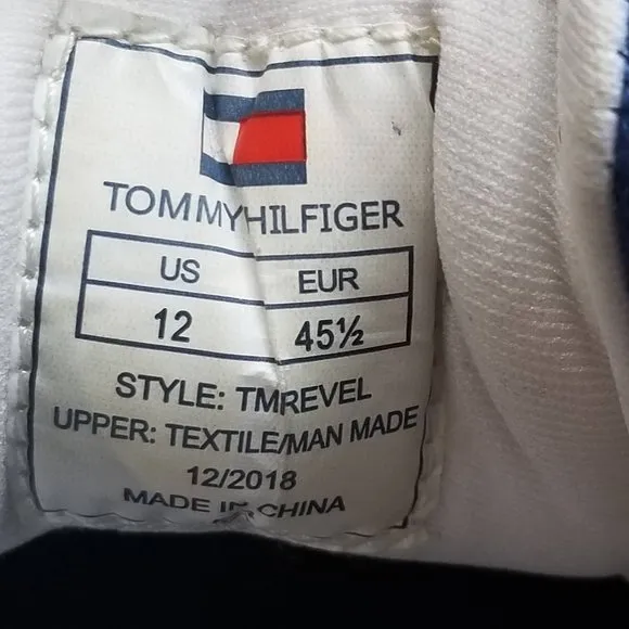 Tommy Hilfiger Men's TM Revel Casual Fashion Sneaker Medium Blue | Size: 12 M US
