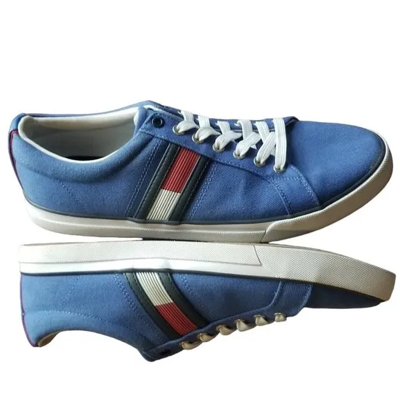 Tommy Hilfiger Men's TM Revel Casual Fashion Sneaker Medium Blue | Size: 12 M US