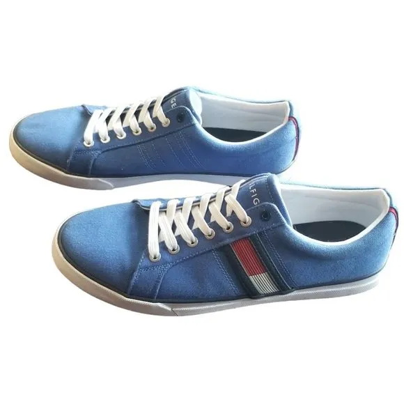 Tommy Hilfiger Men's TM Revel Casual Fashion Sneaker Medium Blue | Size: 12 M US