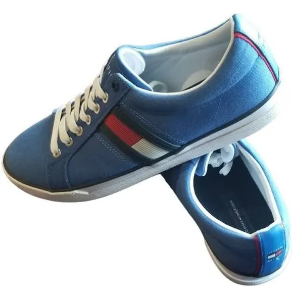 Tommy Hilfiger Men's TM Revel Casual Fashion Sneaker Medium Blue | Size: 12 M US