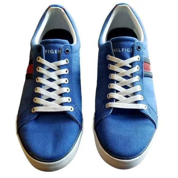 Tommy Hilfiger Men's TM Revel Casual Fashion Sneaker Medium Blue | Size: 12 M US
