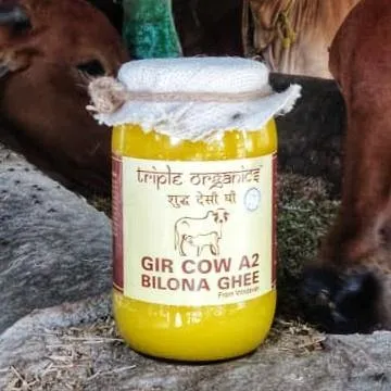 Triple Organics A2 Gir Cow Ghee 500 ML