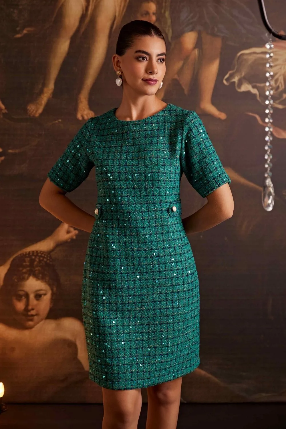 Tweed Enchantress Dress