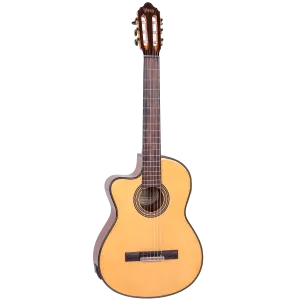 Valencia VC564CEL Classical Guitar - Cutaway, Electric Acoustic Left hand - Full Size - Natural