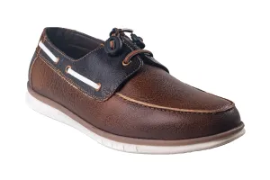 Valentino Tan/Grey Gents Shoe