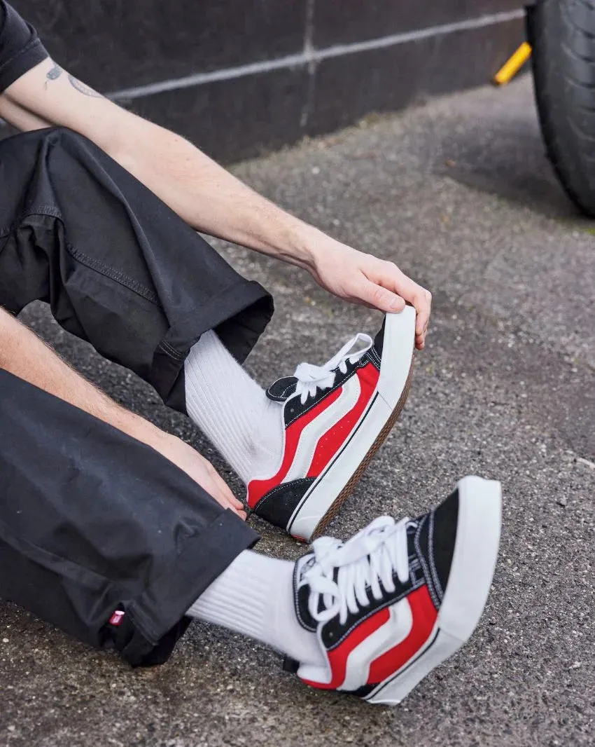 Vans Knu Skool Red / True White