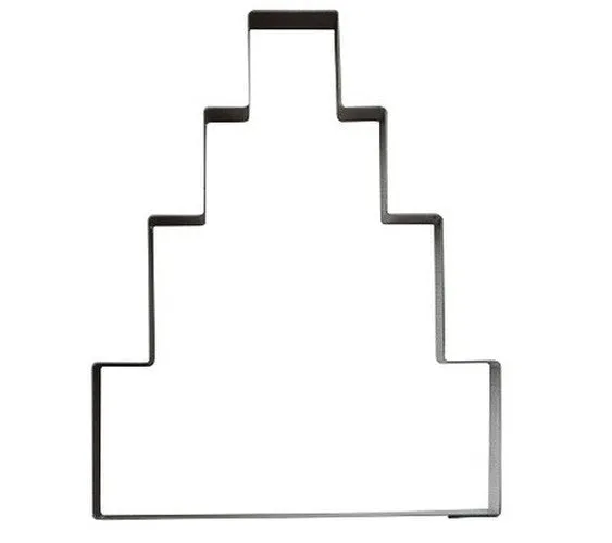 Wedding Cake Cookie Cutter  4 Tier 11cm