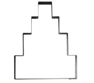 Wedding Cake Cookie Cutter  4 Tier 11cm