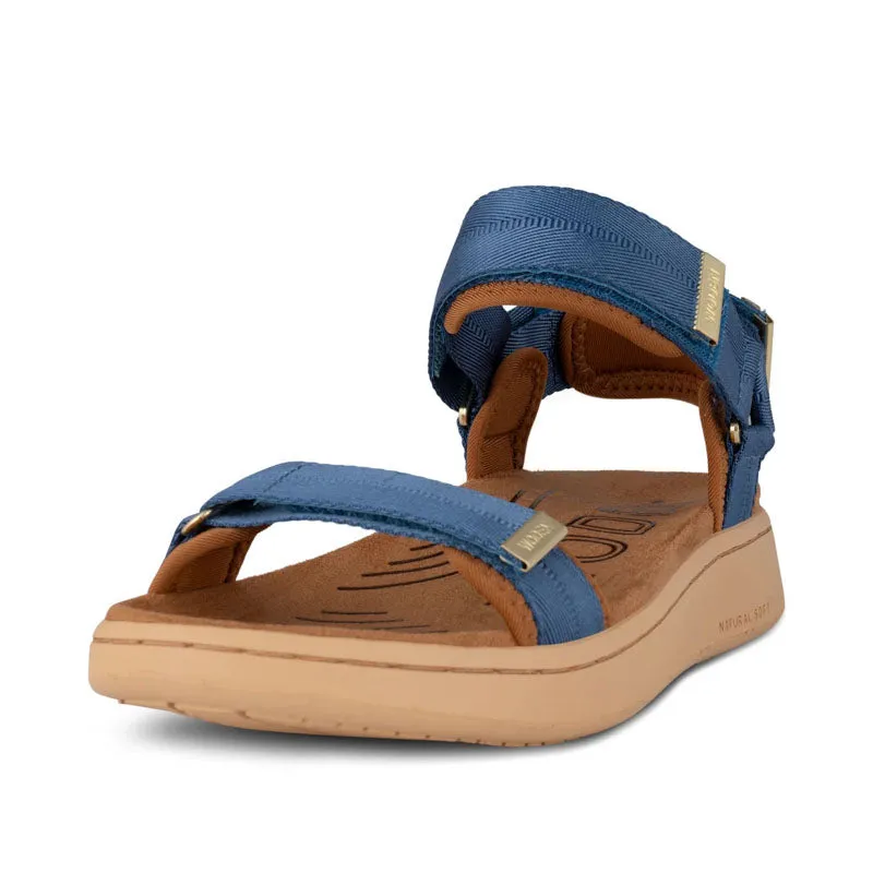 WODEN Line Sandals in Old Denim