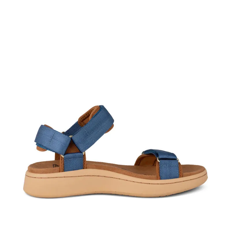 WODEN Line Sandals in Old Denim