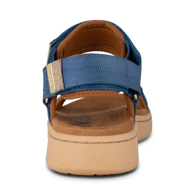 WODEN Line Sandals in Old Denim