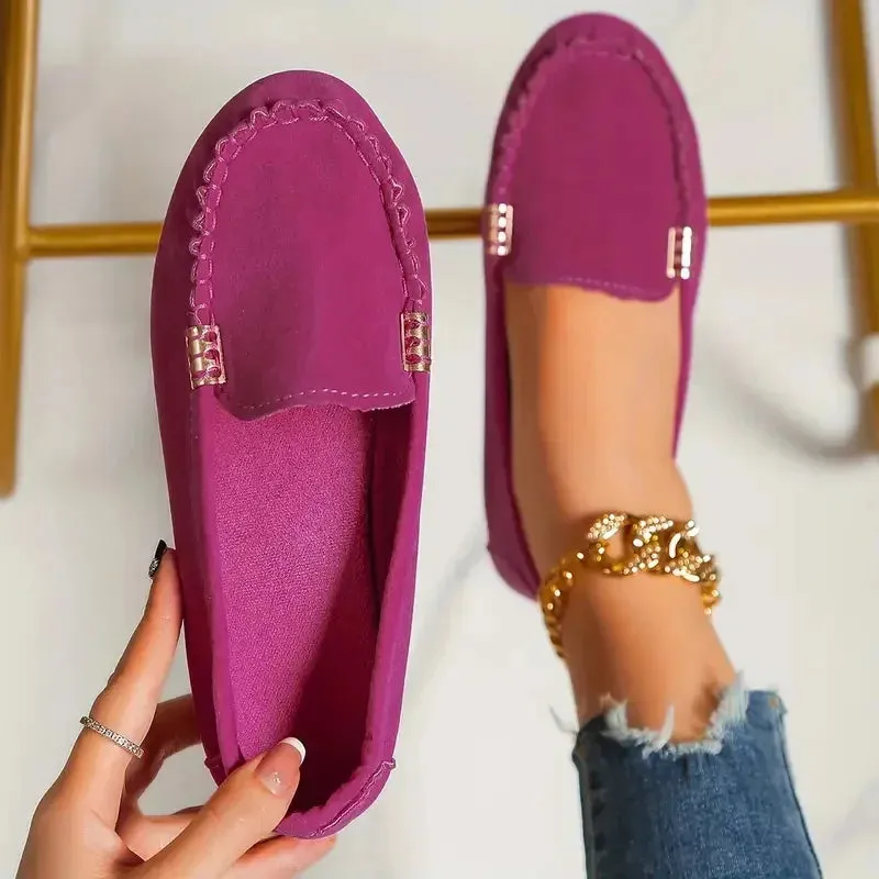 Women Flats Spring Autumn Wear-resisting Loafers Casual Fashion Single Shoes Non-slip Soft Flat Sneakers Women Zapatos De Mujer