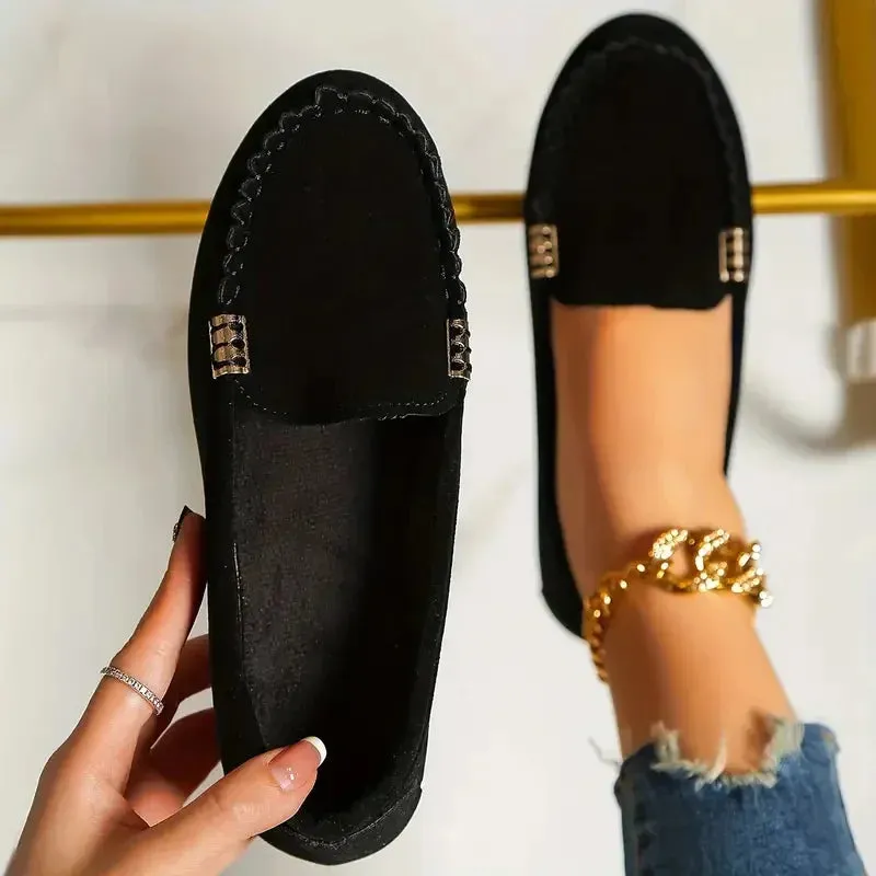 Women Flats Spring Autumn Wear-resisting Loafers Casual Fashion Single Shoes Non-slip Soft Flat Sneakers Women Zapatos De Mujer