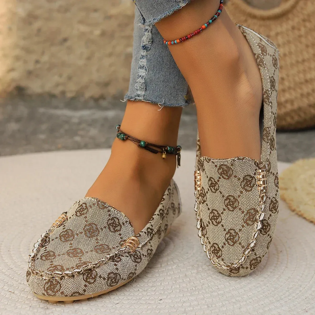Women Flats Spring Autumn Wear-resisting Loafers Casual Fashion Single Shoes Non-slip Soft Flat Sneakers Women Zapatos De Mujer