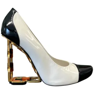 Women's Chain Heels White Size EU 38 / UK 5