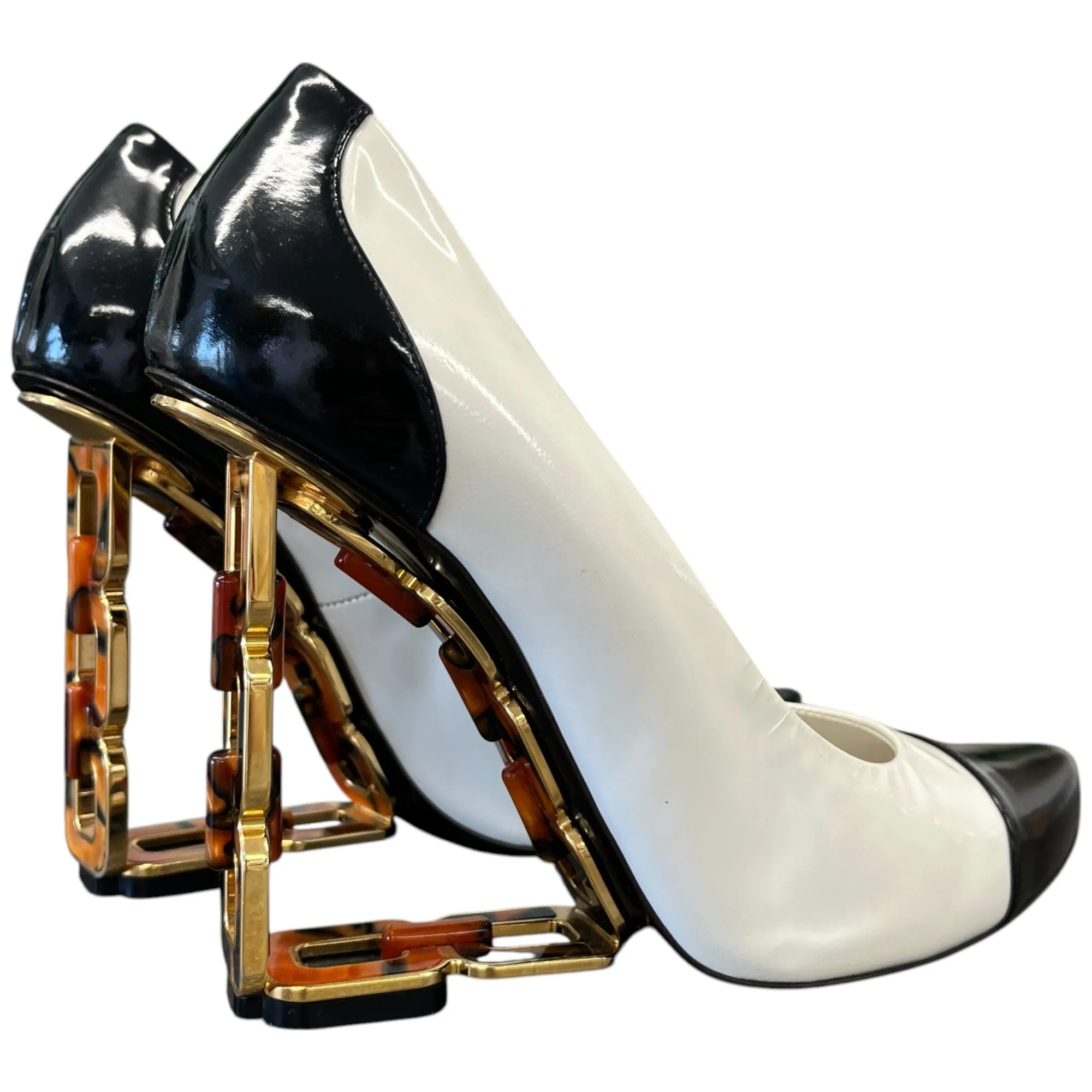 Women's Chain Heels White Size EU 38 / UK 5