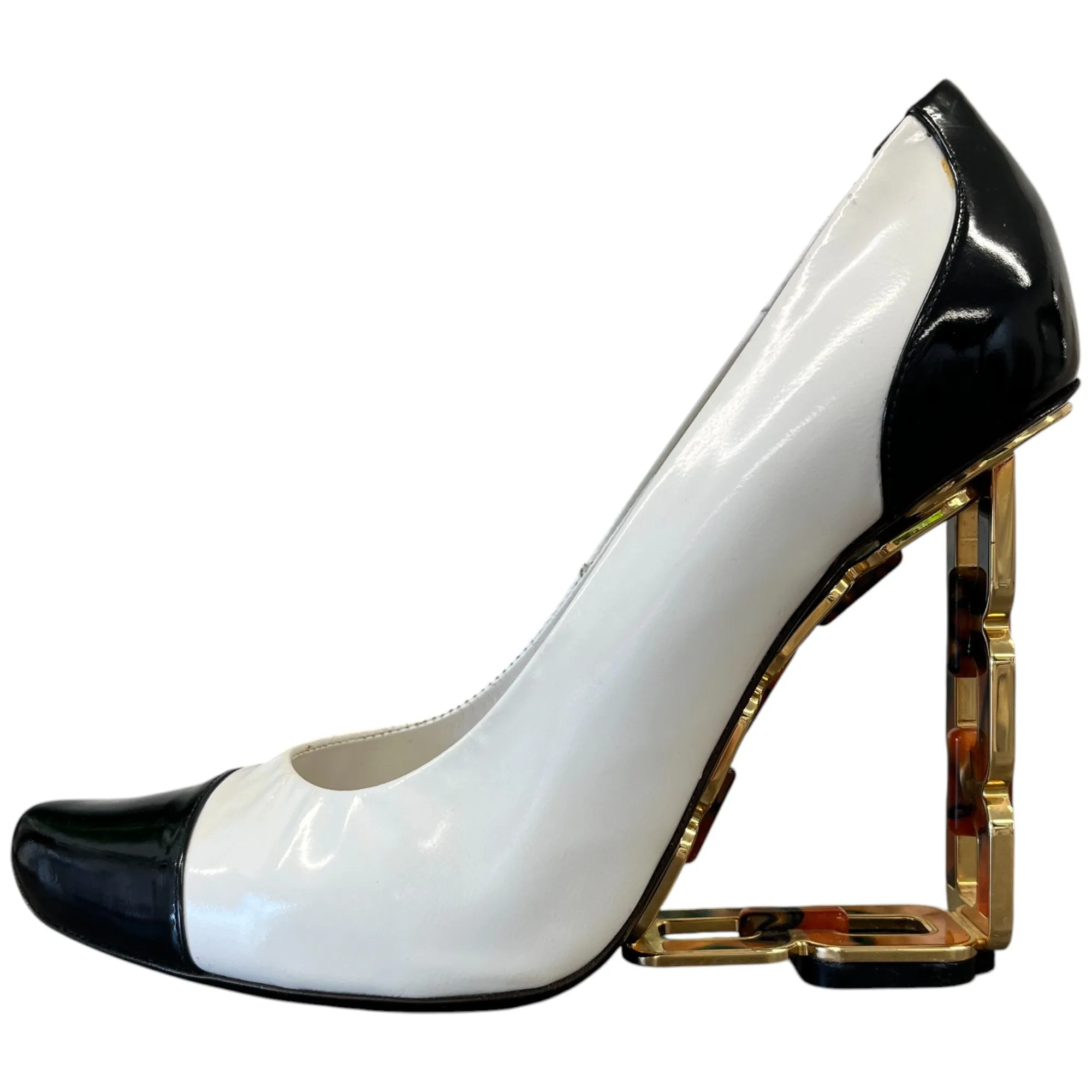 Women's Chain Heels White Size EU 38 / UK 5
