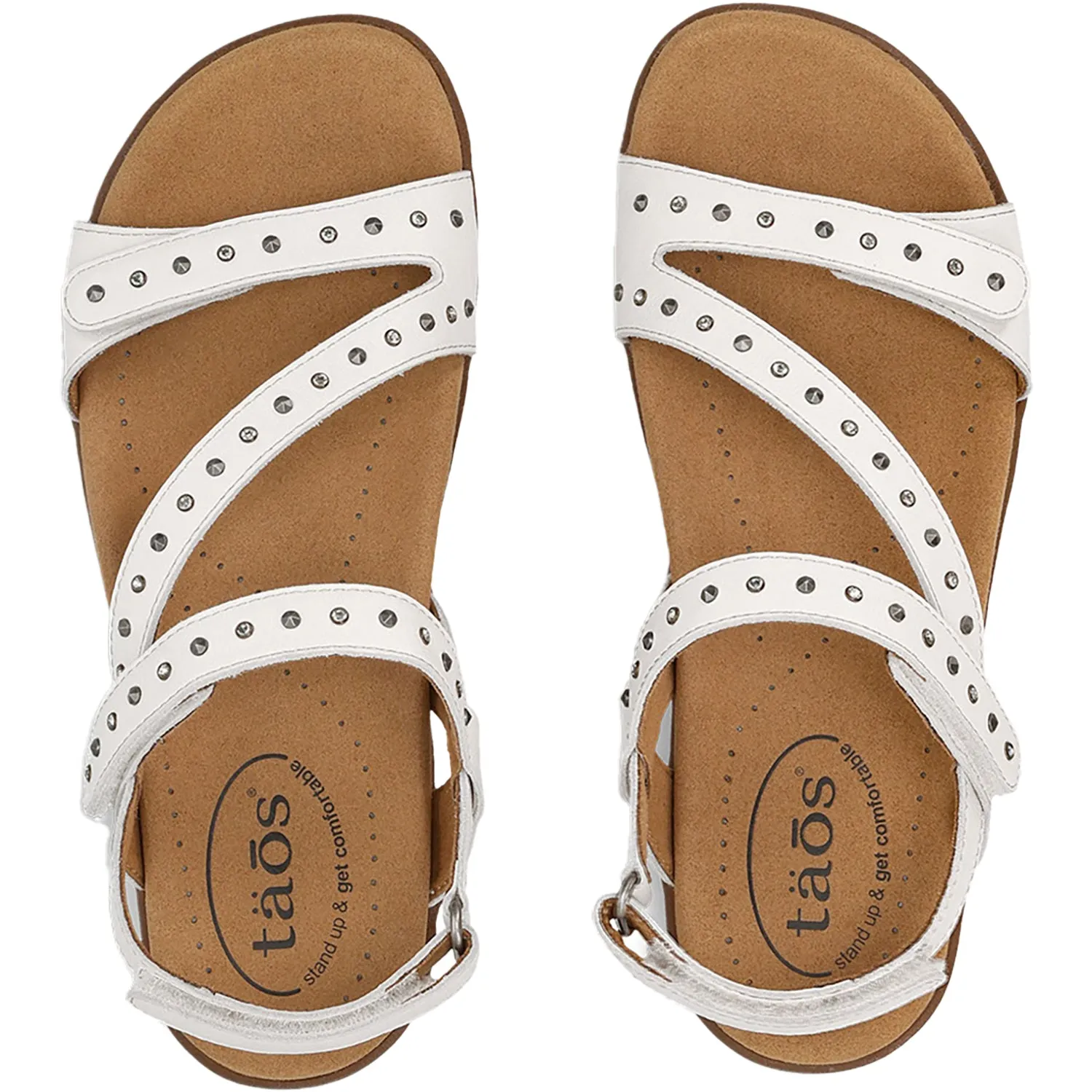 Women's Taos Dazzle White Leather