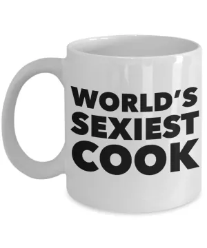 World's Sexiest Cook Good Cooking Quote Mug Gift Ceramic Coffee Cup