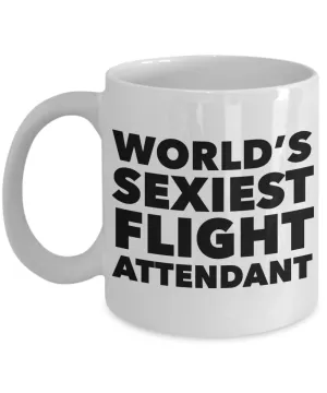 World's Sexiest Flight Attendant Mug Gift Ceramic Coffee Cup