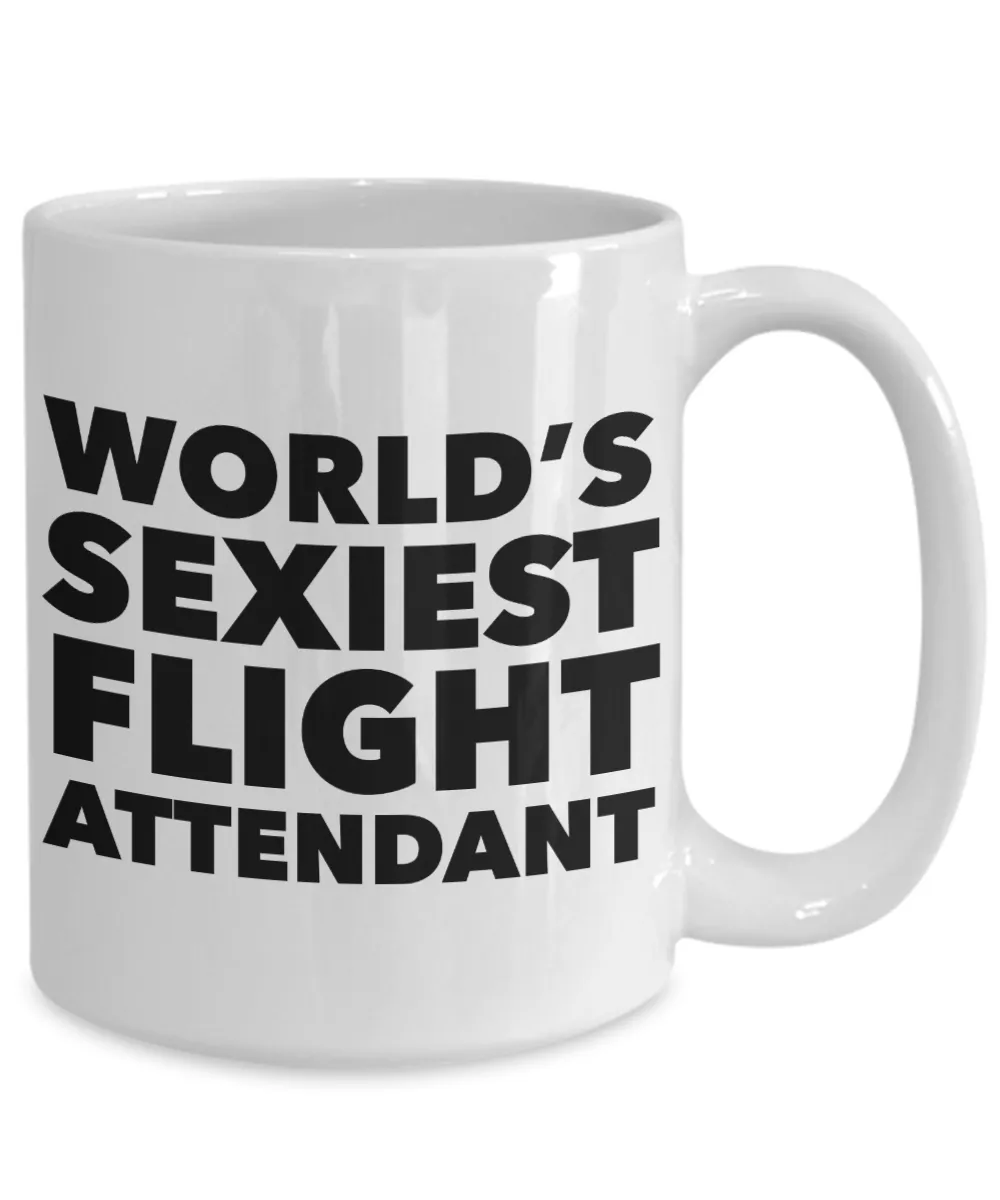 World's Sexiest Flight Attendant Mug Gift Ceramic Coffee Cup