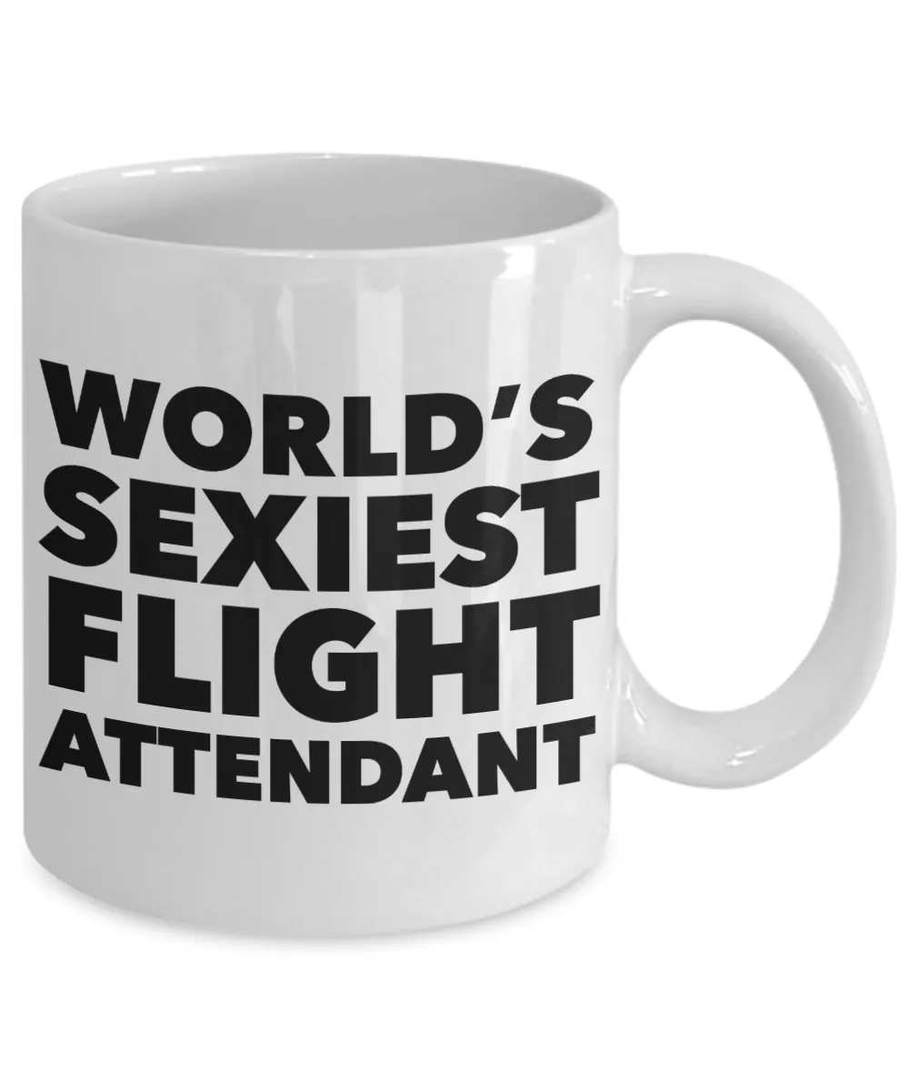 World's Sexiest Flight Attendant Mug Gift Ceramic Coffee Cup