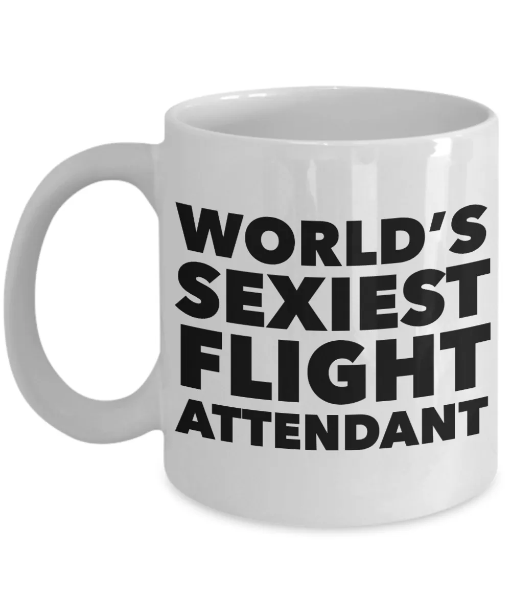 World's Sexiest Flight Attendant Mug Gift Ceramic Coffee Cup
