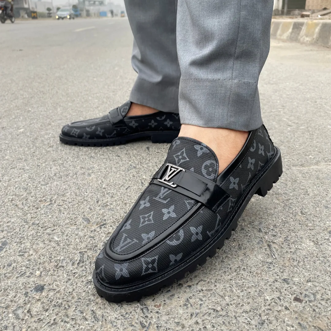 WS LEATHER CHUNKY LOAFERS WS-207