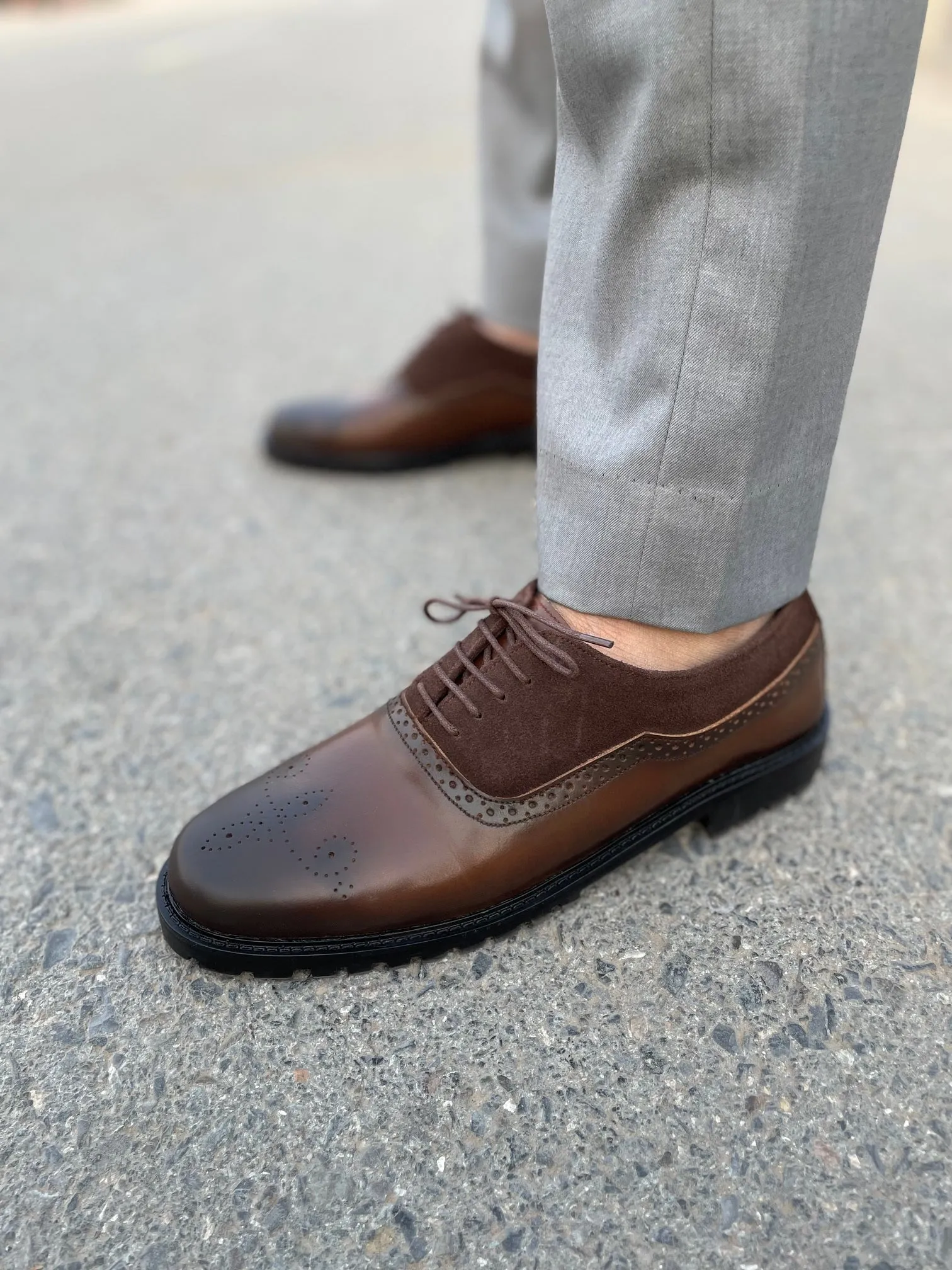 WS Pure leather Handmade Cavalor CHUNKY LOAFERS WS-107