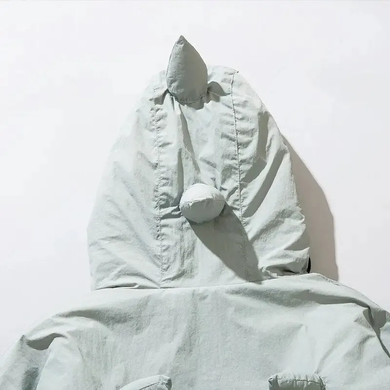 Y2K denim jacket with spikes for a chic and original look