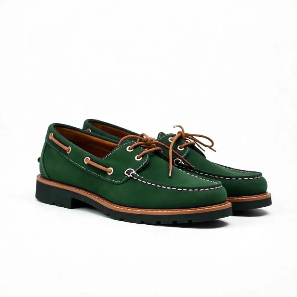Zampa Green Boat Shoes
