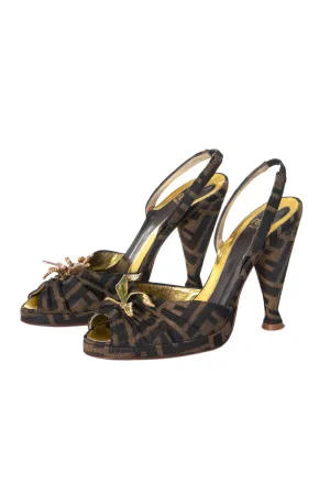 Zucca Monogram Heels 35.5
